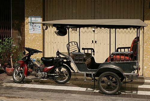 Tuk-tuk, Phnom Penh, Cambodge