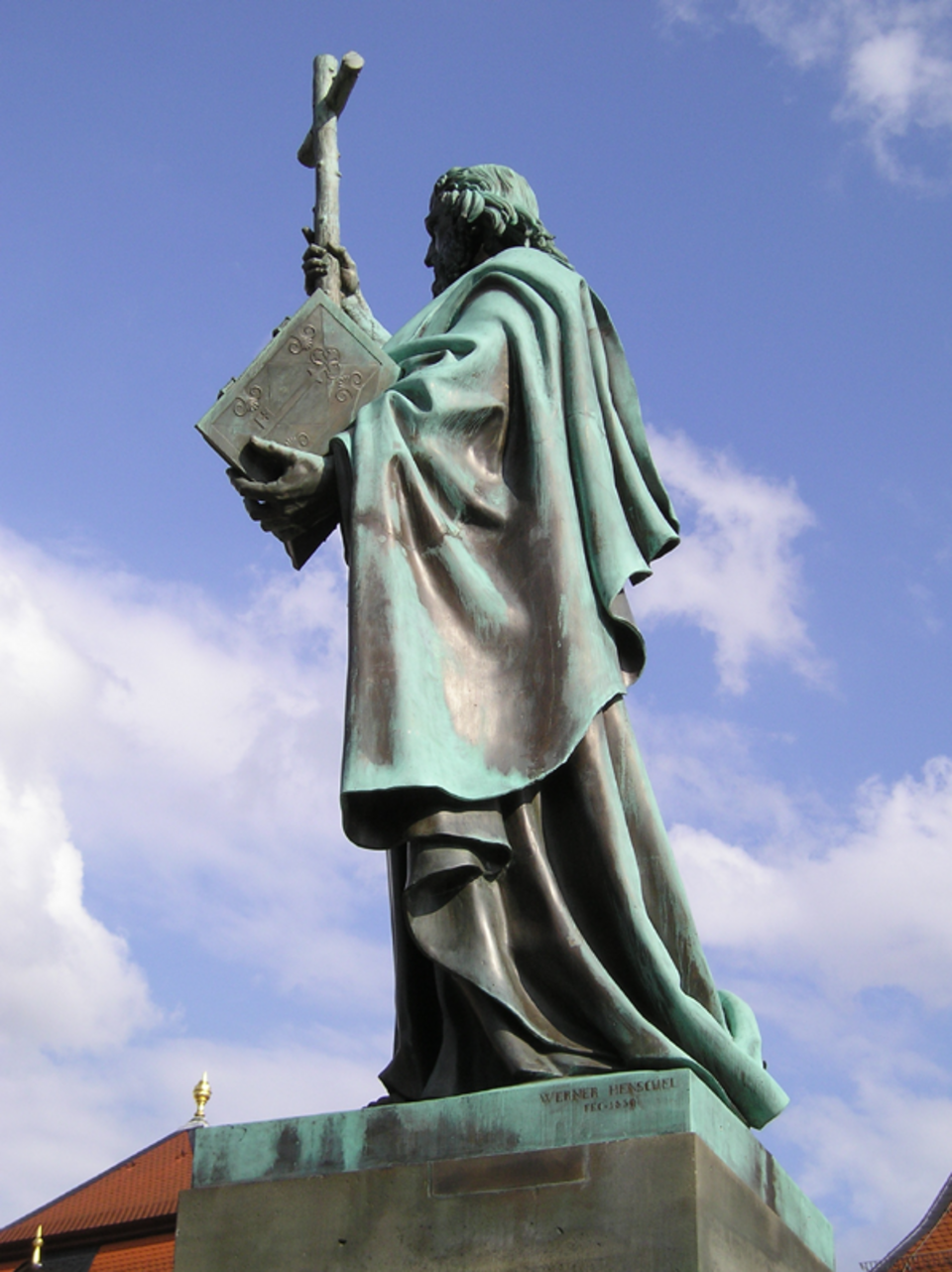 Statue de saint Boniface (1830) à Fulda