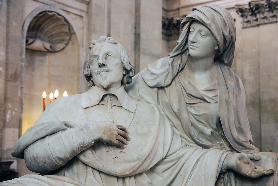 Détail du tombeau du cardinal de Richelieu, chapelle de la Sorbonne, (1675–1694)