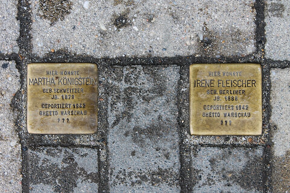 Stolpersteine ​​à Lessingstraße 4