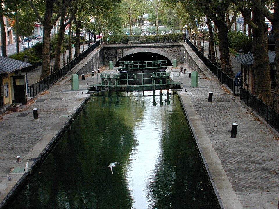 Canal Saint-Martin au Square Frédérick-Lemaître
