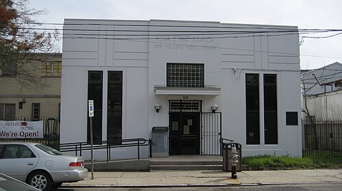 Agence d'Alvar Street, Bibliothèque publique de la Nouvelle-Orléans (1940)