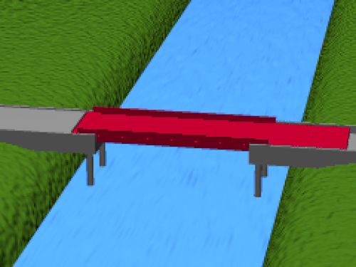Pont rétractable (pont à poussée)