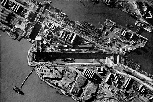 Photographie aérienne de Saint-Nazaire