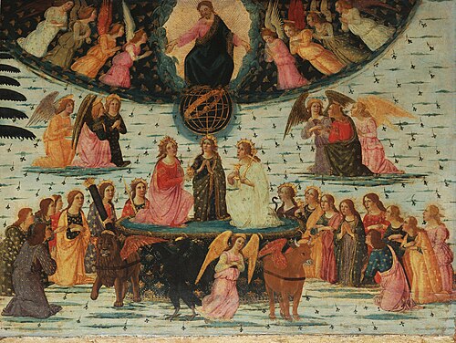 Jacopo da Sellaio, Triomphe de l'éternité, 1485-1490