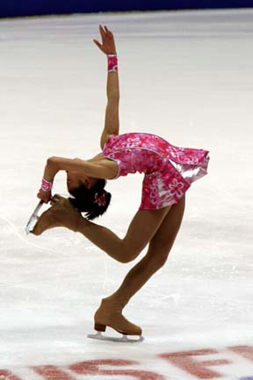 จับเท้าเอนหลังหมุน (Mirai Nagasu)