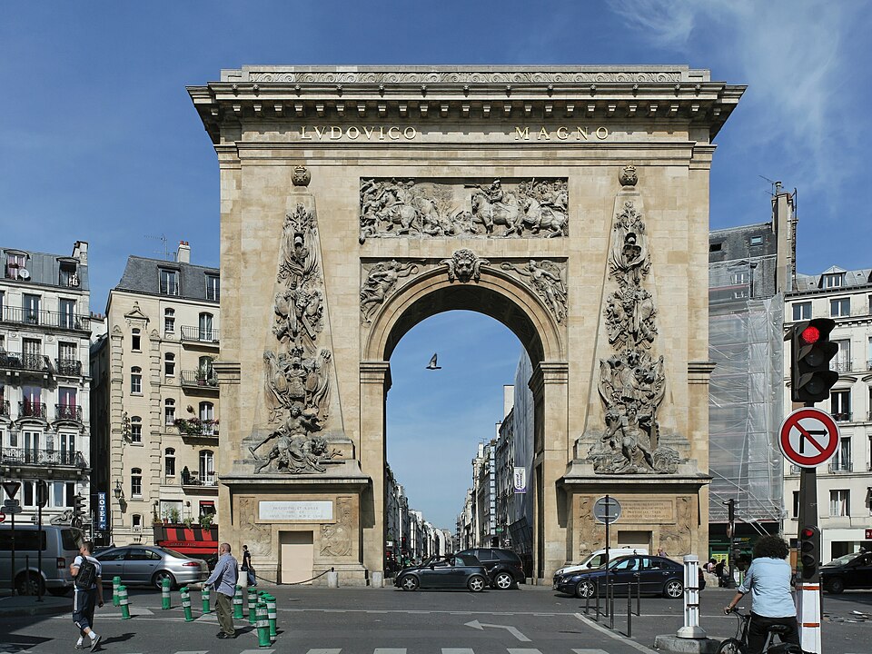 Porte Saint-Denis, Paris, par François Blondel, 1672