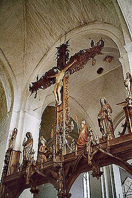 Croix triomphale de Notke dans la cathédrale de Lübeck