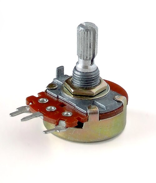 Potentiomètre de montage sur panneau typique