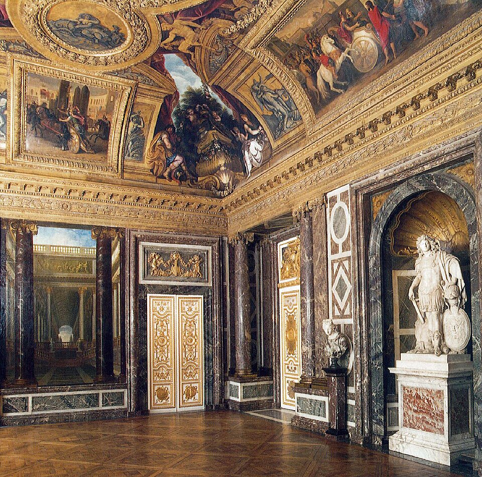 Style du début de l'époque Louis XIV ; le Salon de Vénus au château de Versailles par Charles Le Brun