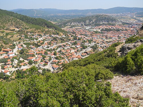 Paysage urbain depuis le mont Asar