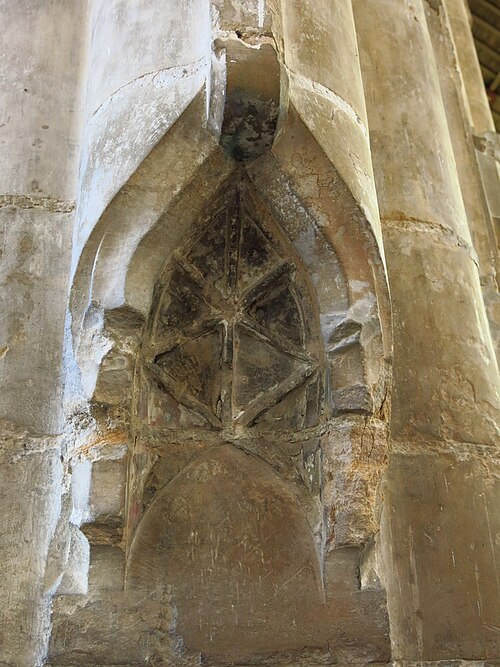 Niche en doucine penchée à l'église Saint-Pierre, Walpole St Peter