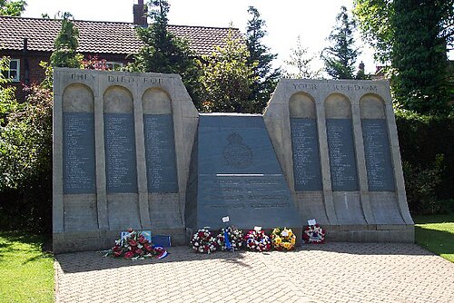 Mémorial aux membres de l'opération Chastise à Woodhall Spa, Lincolnshire