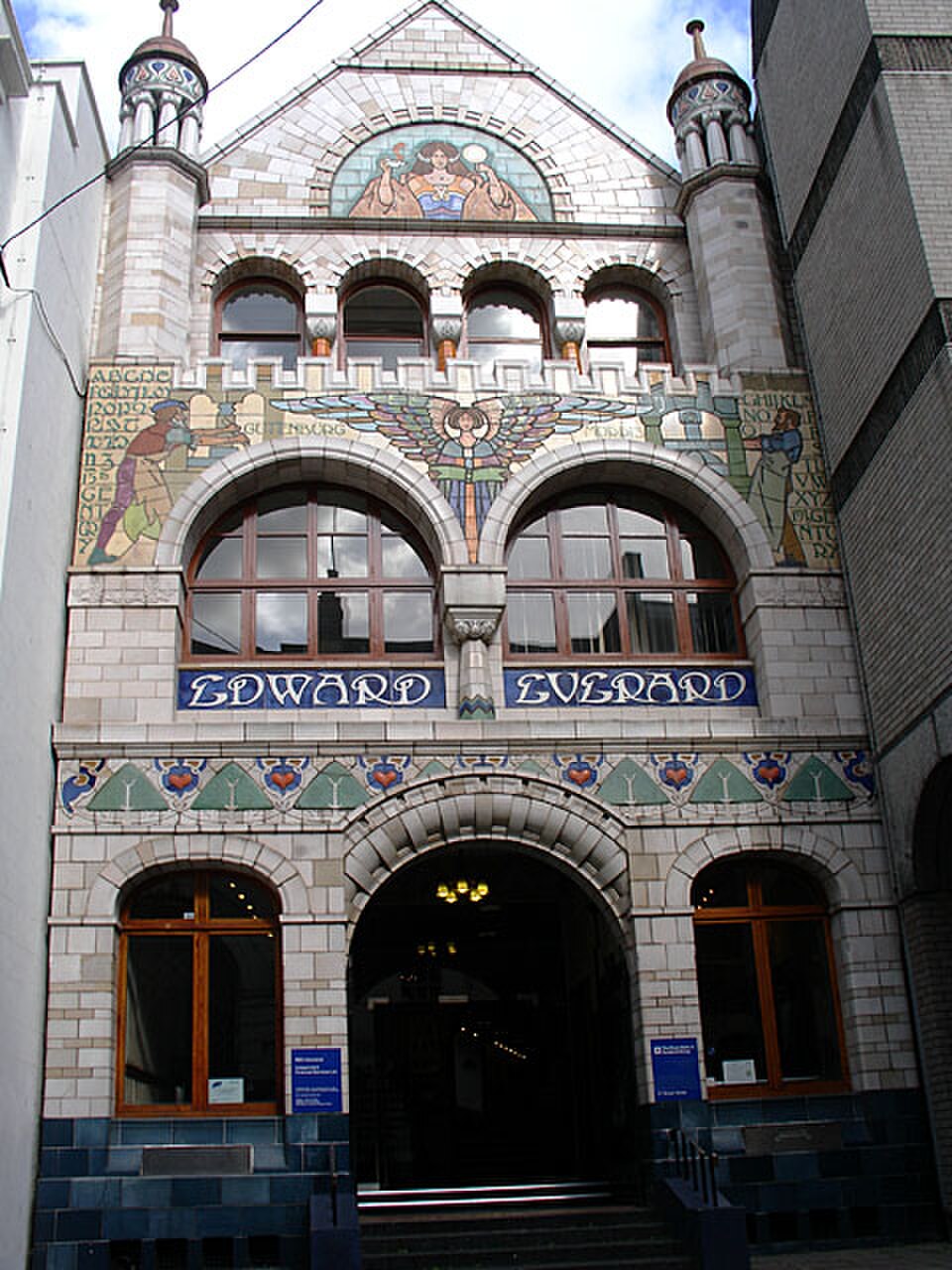 Ancienne imprimerie Everard, par Henry Williams, Broad Street, Bristol (1900)