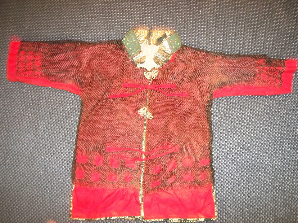 Veste japonaise en maille d'époque Edo, anneaux aboutés kusari katabira.