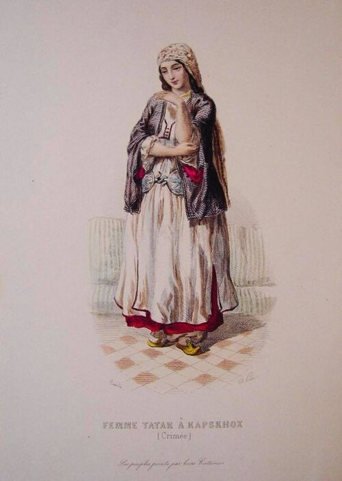 Fille tatare de Crimée de Kapsikhor