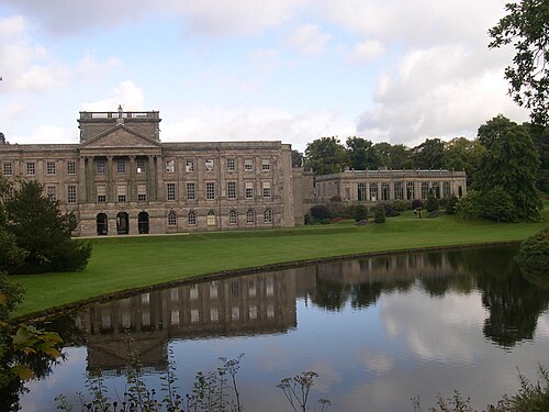 Lyme Park, qui représentait Pemberley dans la série télévisée de 1995
