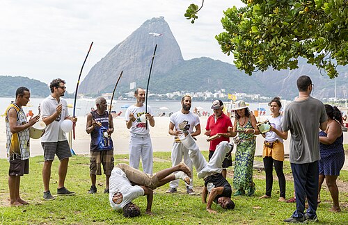 Combat au sol en capoeira