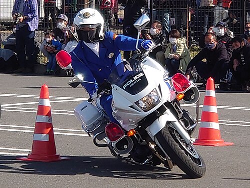 Moto de police