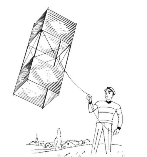 Cerf-volant en boîte