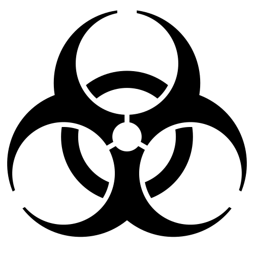 Un symbole noir sur un fond transparent