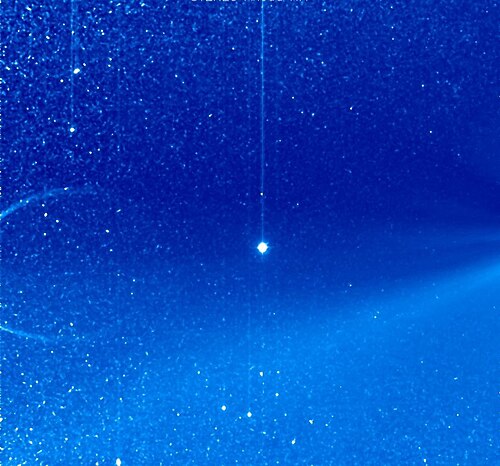 Jupiter vu par STEREO-A HI1 le 23 novembre 2008