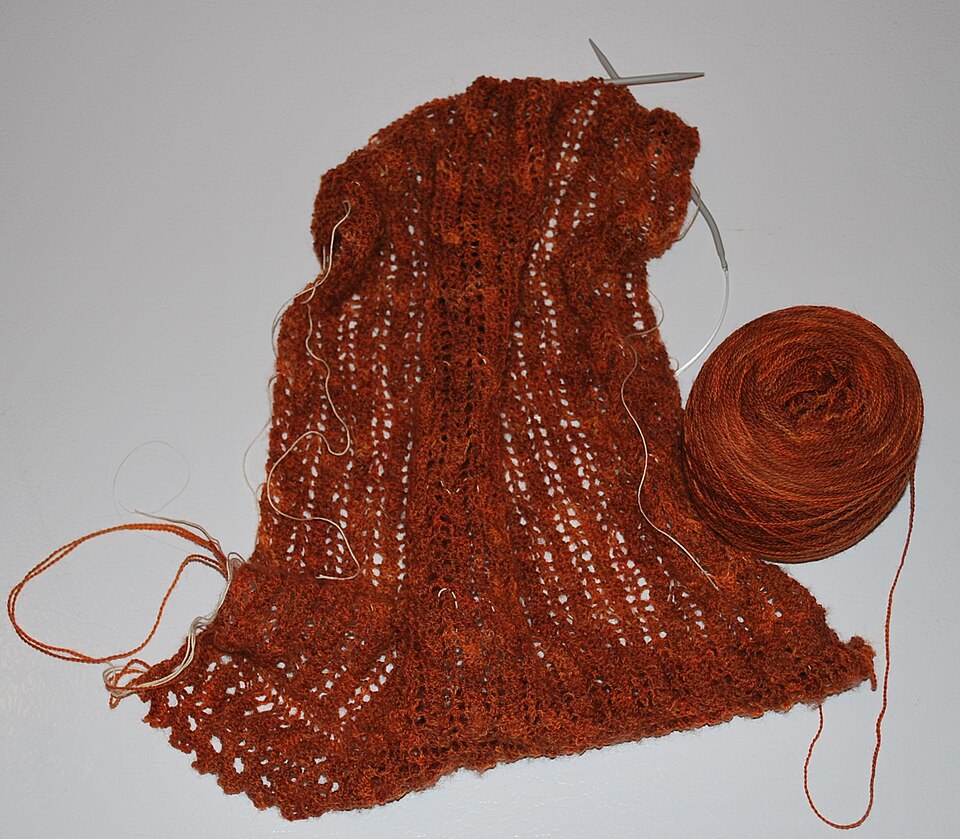 Tricot de dentelle