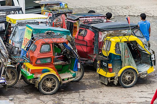 Station de tricycles, municipalité de Banaue