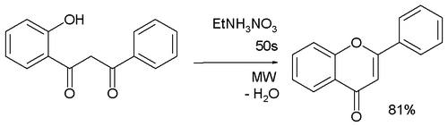Synthèse de flavones à partir de 1,3-cétones