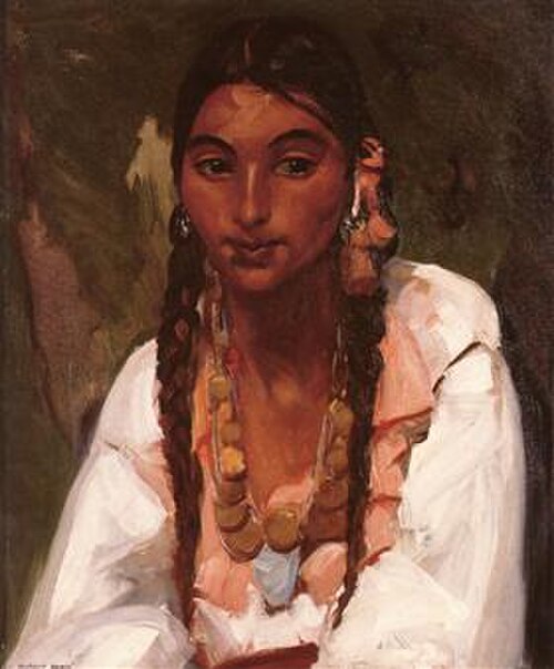 Robert Henri : La Gitane en blanc (1916)
