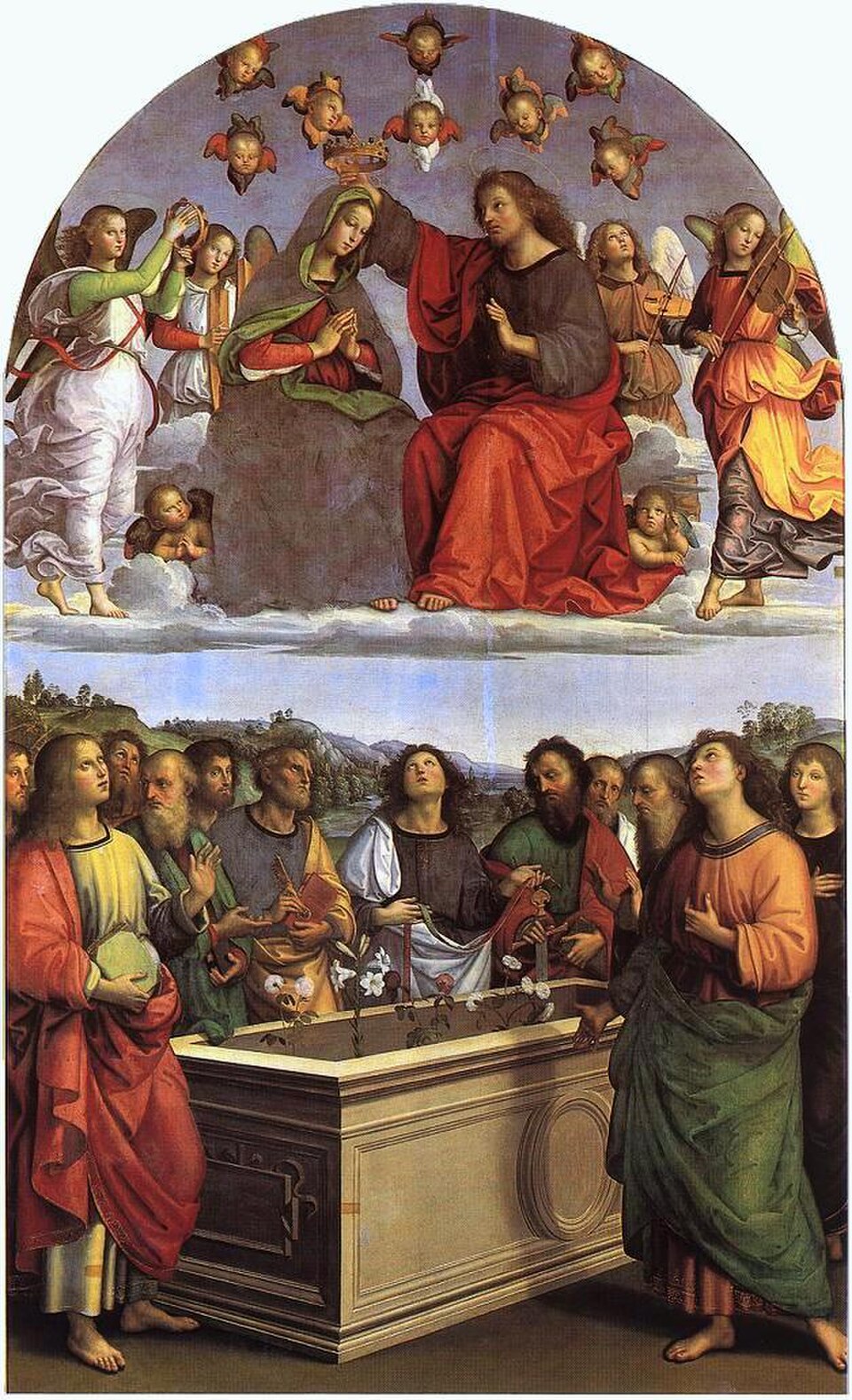 Couronnement de la Vierge (1502-1503), Pinacothèque Vaticane