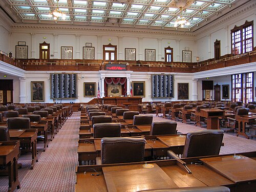 La Chambre des représentants du Texas