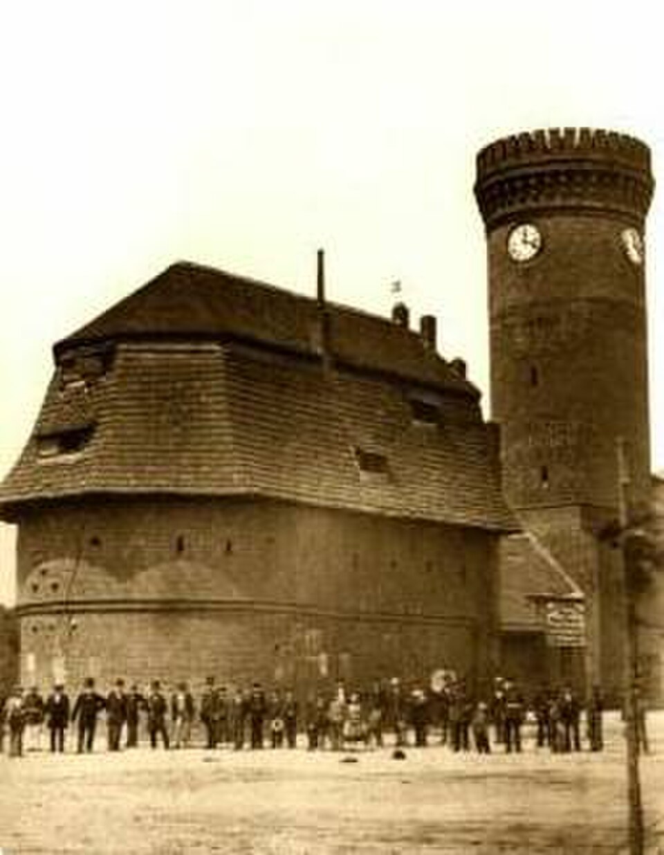 Tour de Spremberg avec bastion (vers 1875)