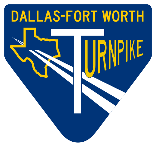 Signalisation de l'autoroute à péage Dallas-Fort Worth