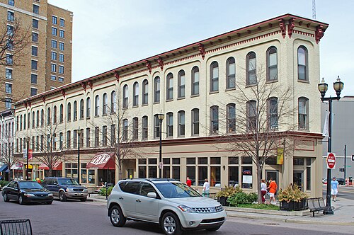 Peck Block, Grand Rapids, Michigan, construit en 1875.