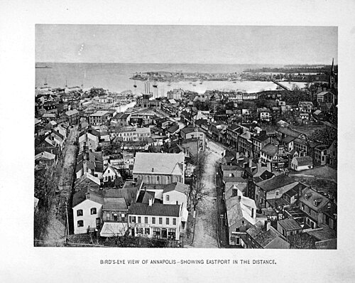 Vue d'Annapolis en 1896