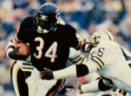 Walter Payton Joueur de football américain, 9 fois Pro Bowler, Hall of Fame