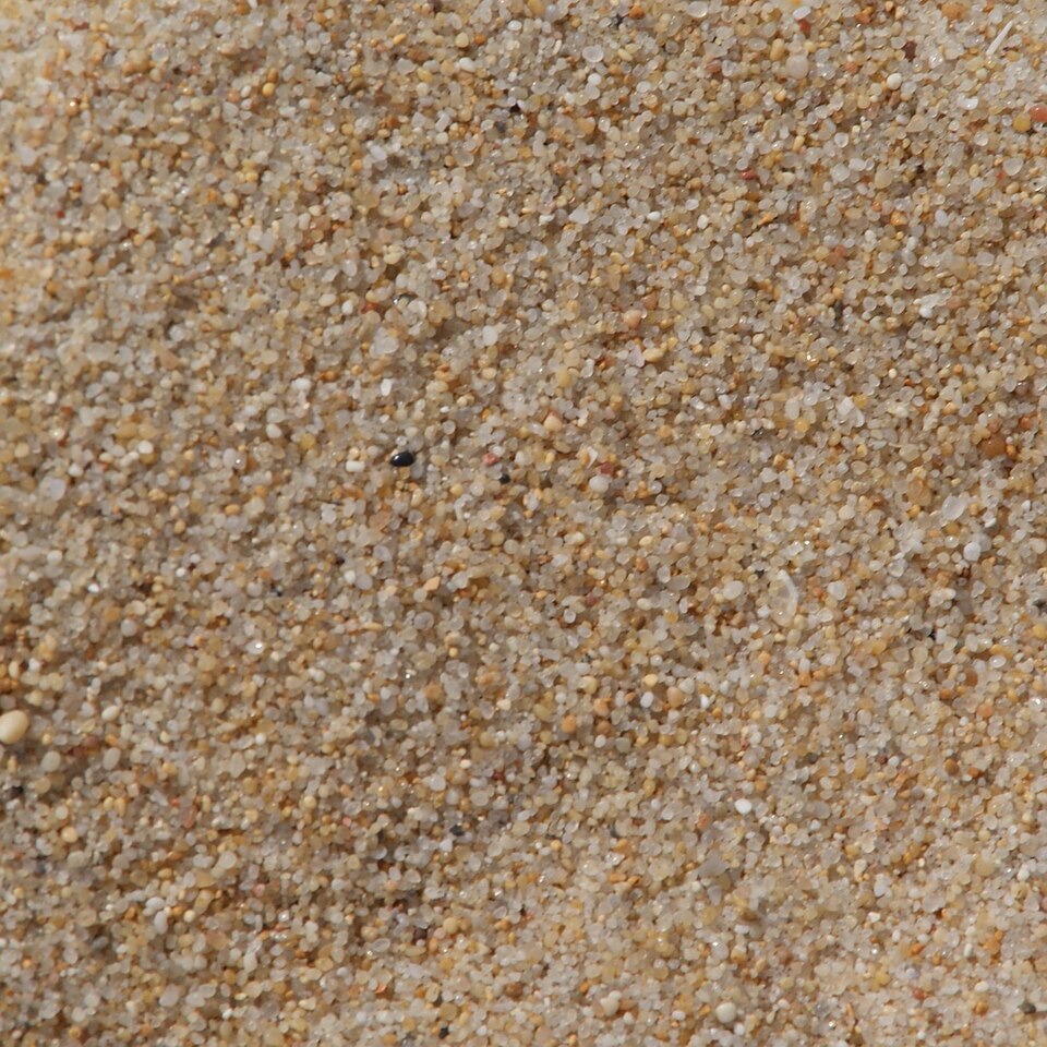 Gros plan d'une photographie de sable