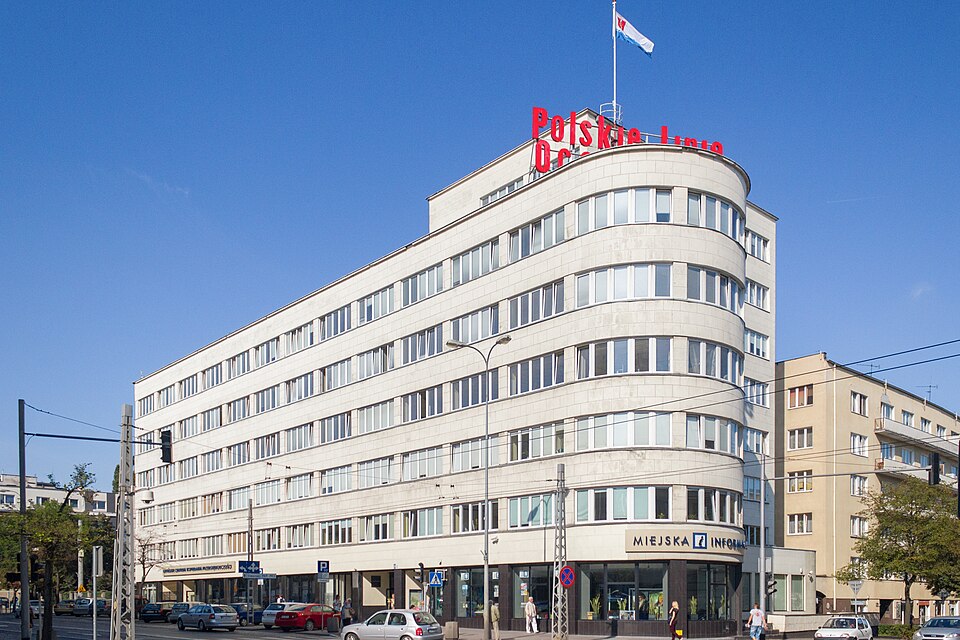 Bâtiment de la ZUS Insurance à Gdynia, par Roman Piotrowski (1936)