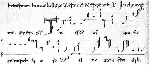 « Tu es deus » en notation beneventaine
