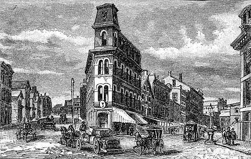 Gravure de Woonsocket, 1886