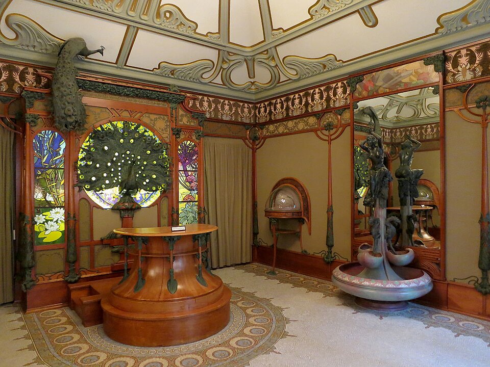 Bijouterie de Georges Fouquet au 6, rue Royale, Paris, conçue par Alphonse Mucha, aujourd'hui au musée Carnavalet (1901)