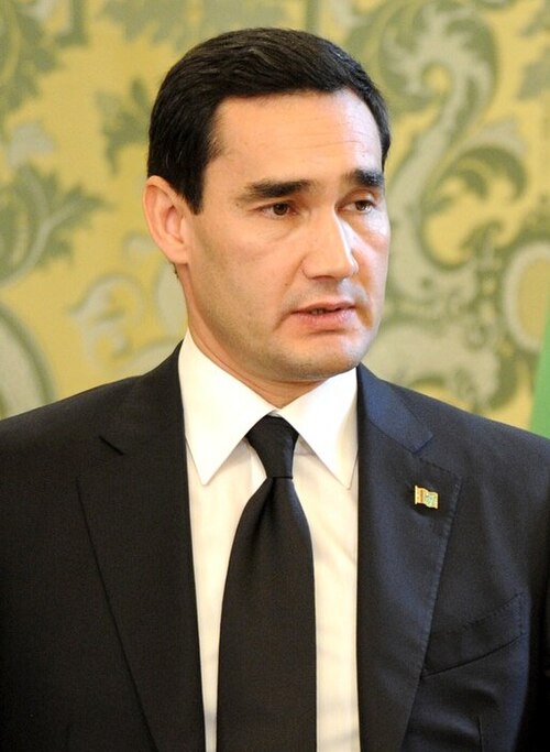 Turkménistan Serdar Berdimuhamedow Président du Turkménistan[48]