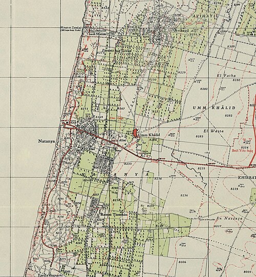 Netanya 1939 1:20 000