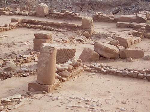 Ruines romaines à Varea, près de Logroño. Cet ancien village était connu sous le nom de "Vareia".