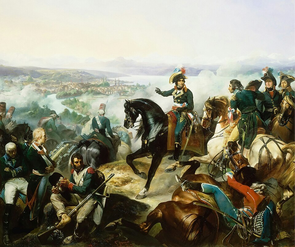 La bataille de Zurich, 1835