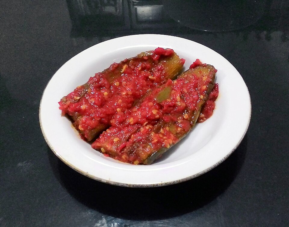 Minang (Sumatra Ouest) balado terong