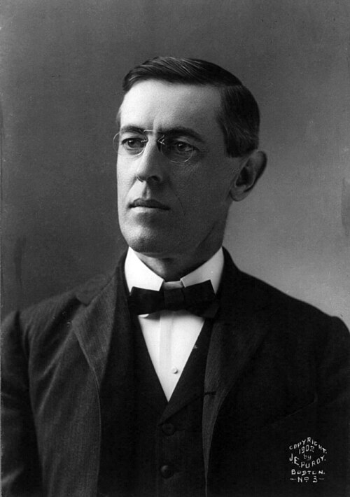 Un portrait de Woodrow Wilson en tant que président de Princeton