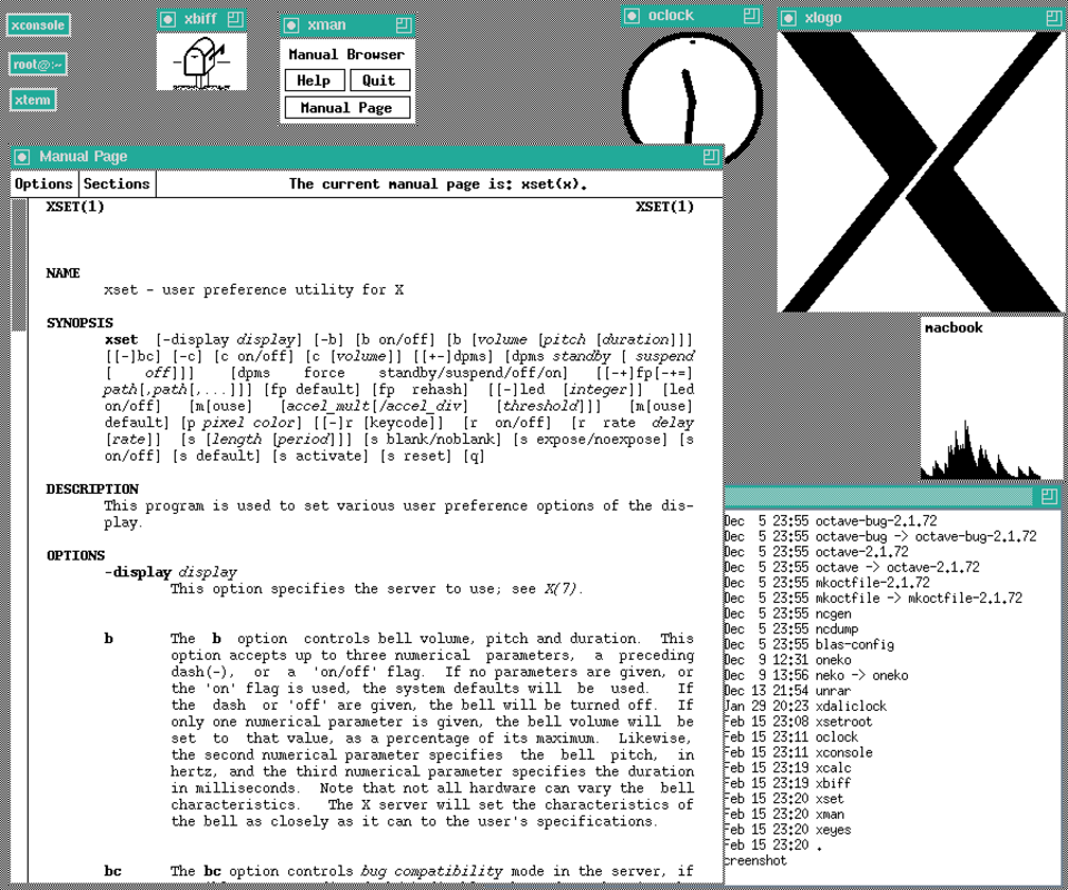 Un environnement de système X Window twm