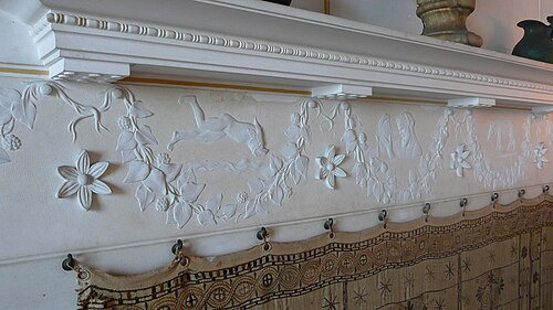 Guirlandes néo-grecques de la Villa Kérylos, Beaulieu-sur-Mer, France, par Emmanuel Pontremoli, 1902-1908